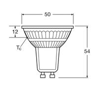 Bombilla LED OSRAM Reflector Star GU10 2,4 W 4000 K 35° EC:EPREL:2176429