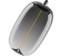 Bombilla LED Osram Vintage 1906, grande, decorativa, con filamento, estilo magnético, 4W, casquillo E27, color humo, forma ovalada