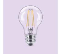 Bombilla LED Philips E27 A60 7W 806lm 2700K filamento, paquete de 6 EC:EPREL:387390
