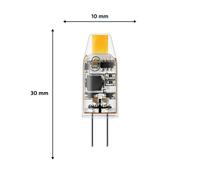 Bombilla LED Philips tipo lápiz G4, 1 W, 2700 K, transparente, paquete de 2 EC:EPREL:1879165