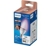 Bombilla LED RGB inteligente de Philips, modelo C37, casquillo E14, 470 lúmenes, Wi-Fi/Bluetooth, Wi-Fi 4 (802.11n), 802.11b, 802.11g, LED, E14, C37, Más