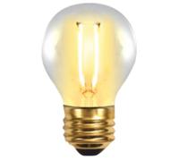 Bombilla led silver electronic filamento edison esferica 2w=25w - e27