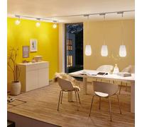 Bombilla LED tubular Paulmann, GU10, 4,9 W, 2700 K, satinada EC:EPREL:1334577