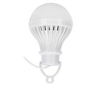 Bombilla LED USB, Luz de Emergencia Portátil de bajo Consumo para Acampar, Uso Al Aire Libre, Luz Blanca Compacta de 7W