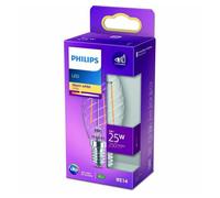 Bombilla led vela philips classic twisted 25 w e14 2 w e (2700k)