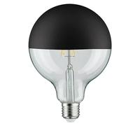 Bombilla LED Vintage Globe Form G125 Negro (E27, Blanco cálido, 600 lm, 6,5 W, Negro)