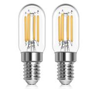 Bombilla Nevera LED E14 2W 230V, no Regulable, Lámpara Para Nevera 4000K Blanco Neutro, Equivalente Lámpara halógena E14 15w, Bombilla Led T22 Para Luz Nevera Campana, Campana Extractora, Pack de 2