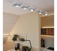Bombilla reflectora LED Paulmann, GU5.3, 6 W, 3000 K, atenuable, cromado EC:EPREL:1407343