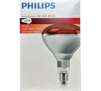 Philips Bombilla de luz infrarroja 57521025 IR 250W E27 230-250V con reflector Rojo