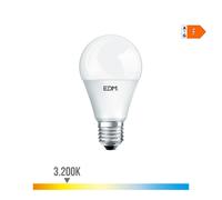 BOMBILLA STANDARD LED "12V" AC/DC E27 10W 810lm 3200K LUZ CALIDA Ø5,9x11cm EDM