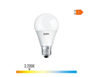 BOMBILLA STANDARD LED "12V" AC/DC E27 10W 810lm 3200K LUZ CALIDA Ø5,9x11cm EDM