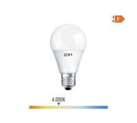 BOMBILLA STANDARD LED E27 12W 1154lm 4000K LUZ DIA Ø5,9x11,5cm EDM