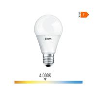 BOMBILLA STANDARD LED E27 20W 2100lm 4000K LUZ DIA Ø6,5x12,5cm EDM