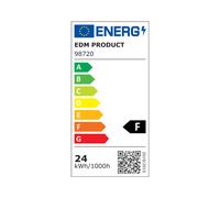 bombilla standard led e27 24w 2600lm 3000k luz calida ø7x13,6cm edm