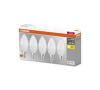 Bombilla vela LED OSRAM Base Classic B E14 4,9 W, paquete de 5 unidades EC:EPREL:523316