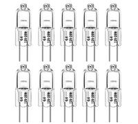 Bombillas Halógenas G4, 10 Piezas 20W 12V Luz Lámpara Base, 280LM, 2700K Blanco Cálido