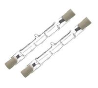 Bombillas Halógenas Lineales R7s 120W = 150W, Foco Halógeno Ecológico de Ahorro de Energía Bombillas de Seguridad J78, Foco Halógeno Lineal 78mm de Longitud, 2250 Lúmenes - Paquete de 2