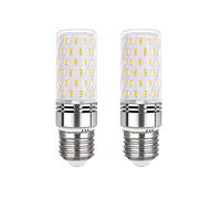 Bombillas LED E27 12W Luz Neutra 4000K 1450LM, 84 LEDs, Equivalente Lámpara Halógena E27 100W, CA 230V, Bombilla LED Casquillo E27 Neutra para Luz de Techo, No Regulable, pack de 2