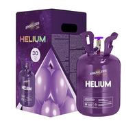 Bombona de helio SPARKLERS CLUB (0,14 m³) hasta 20 globos (globos no incluidos), botella desechable, globo para cumpleaños, boda y fiesta - Gas helio de aluminio de calidad premium