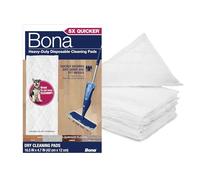 Bona Almohadillas de limpieza de suelos multisuperficie, 18 recambios, almohadillas de microfibra resistentes y desechables para una fácil limpieza del suelo