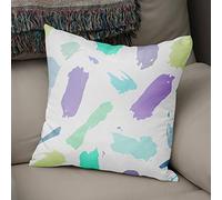 BonaMaison Fundas para Cojínes, Turquesa y Blanco Funda de Almohada Elegante y Suave para Sofá Coche Moderna Decoración del Hogar Habitación, 43x43 Cm - Diseñado y Fabricado en Turquía