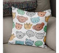 BonaMaison Fundas para Cojínes, Verde petróleo y Blanco Funda de Almohada Elegante y Suave para Sofá Coche Moderna Decoración del Hogar Habitación, 43x43 Cm - Diseñado y Fabricado en Turquía