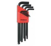 Bondhus Juego de 10 llaves en L puntabola ProGuard (1.5-10 mm)