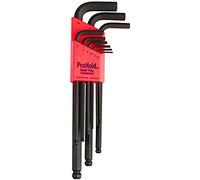 Bondhus llave de ángulo-juego de rótula ProHold PBLX7M, sistema métrico, 74992, 7 Unidad (Paquete de 1)