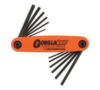 Bondhus. Navaja GorillaGrip 12 llaves hexagonales en métrica y pulgadas