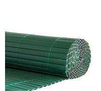 BONERVA | Cañizo PVC | Doble Cara | Valla de decoración Exterior para jardín y terraza (Verde, 1,5 x 3 Metros)