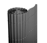 Bonerva | Cañizo Pvc Media Cara Antracita | Rollo 1,5x3 Metros