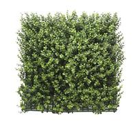 BONERVA Jardín Vertical Artificial 100x100 cm, 1m², Pack 4 Paneles 50x50 cm, Muro Vegetal con Protección UV Interior Exterior, Varios Diseños (Buxus)