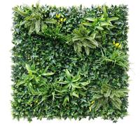 BONERVA | Jardín Vertical Artificial Silvestre | 100x100cm (1m²) | Planta Artificial Decorativa para Hogar, Oficina, Hotel, Restaurante | MAL1216