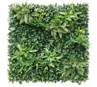BONERVA | Jardín Vertical Artificial Silvestre | 100x100cm (1m²) | Planta Artificial Decorativa para Hogar, Oficina, Hotel, Restaurante | MAL1216