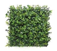 BONERVA Jardín Vertical Artificial Tropical 100x100 cm, 1m², Pack 4 Paneles 50x50 cm, Muro Vegetal de Hojas Verdes con Protección UV Interior Exterior