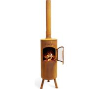 BonFeu: Estufas de jardín BONGIANO LP, acero Corten - Diámetro 30 cm x Altura 153 cm