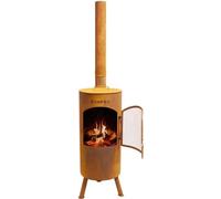 BonFeu: Estufas de jardín BONTINO, acero Corten - Diámetro 35 cm x Altura 164 cm