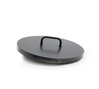 BonFeu Tapa para brasero - Negro Acero - Cubierta para brasero (Negro, Ø60 cm)