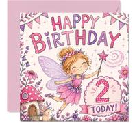 Bonita tarjeta de segundo cumpleaños, Sprinkle of Fairy Magic