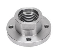 BONKZEBU Adaptador de Husillo de Cabezal de Torno de Acero de 3 Pulgadas Placa Frontal de Torno de Carpintería Duradera para Rosca M33, Fácil Instalación para Entusiastas del Torneado de Madera