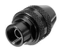 BONKZEBU Adaptador de Portabrocas sin Llave, Fácil de Cambiar, Mini Portabrocas Inoxidable para Accesorios de Taladro Eléctrico, Capacidad de 0,3 Mm-3,2 Mm