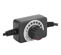 BONKZEBU Interruptor de Control de Velocidad CC Ajustable de 5-24 V, | Carcasa de Abs, tamaño compacto de 5,5x3,5x2cm, para taladro de motor, luz LED, ventilador pequeño, equipo de seguridad