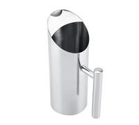 BONKZEBU Jarra de Agua de Acero Inoxidable, Jarra Protectora de Hielo de 1L, 1,5L y 2L de Capacidad para té Helado de Agua Fría, con Diseño a Prueba de Derrames y Ergonómico (1. Vinagre)
