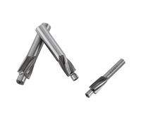 BONKZEBU Juego de Fresas de Extremo Avellanador, 5 uds., HSS M3 M8 para CNC | Fresado de acero de alta velocidad, cobre y aluminio, alineación precisa del orificio, corte duradero, mecanizado en taller