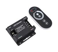 BONKZEBU Regulador de Intensidad con Control Remoto RF, Regulador de Intensidad de Tira de Luz LED 18A PWM con Ajuste de Brillo para Iluminación del Hogar, CC 12 V-24 V