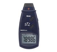 BONKZEBU Tacómetro Digital Medidor de RPM Fotoeléctrico Preciso para Motores Ventiladores Vehículos ABS Portátil 2.50-99999RPM