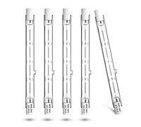Bonlux R7S Bombilla de Lineal Halógena 118mm 300W Regulable Luz Halógena Blanca Cálida 2800K 5900LM J118 EcoHalo Lámpara Halógenas 220-240V Angulo de Haz de 360° (5 Unidades)