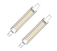 Bonlux R7S Bombilla LED 118MM 15W No Regulable J118 Lineal Slim 118MM Blanco Natrual 4000K con 1300LM Doble Efecto Equivalente 150W Lámpara halógena AC 220 - 240V 360 grados (2-Unidades)