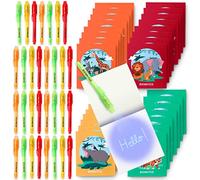 BONNYCO Boligrafo Tinta Invisible y Libreta Animales de la Selva, Pack de 32 Regalos Cumpleaños Niños Colegio. Detalles Cumpleaños Niños, Relleno Piñata. Regalos Alumnos Primaria Fiesta Infantil