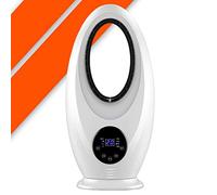 Bonplus BP | Ventilador de Pie Sin Aspas | Rotación 60º | Mando a Distancia | 3 Niveles de Velocidad | Temporizador 7.5H | Ventilador de Torre | con Luz de Noche | Hogar
